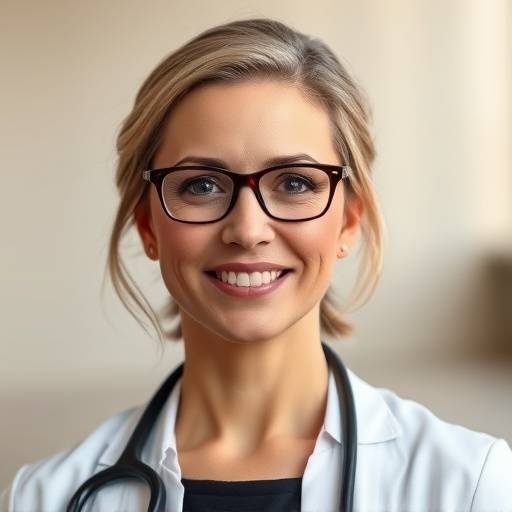 Portrait of Dr. Eleanor Vance, Digital Marketing Expert.
